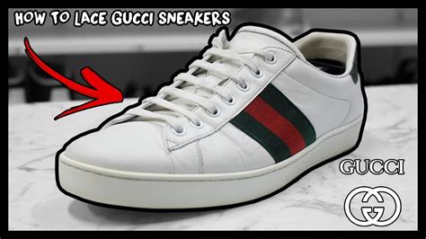 how to lace gucci aces